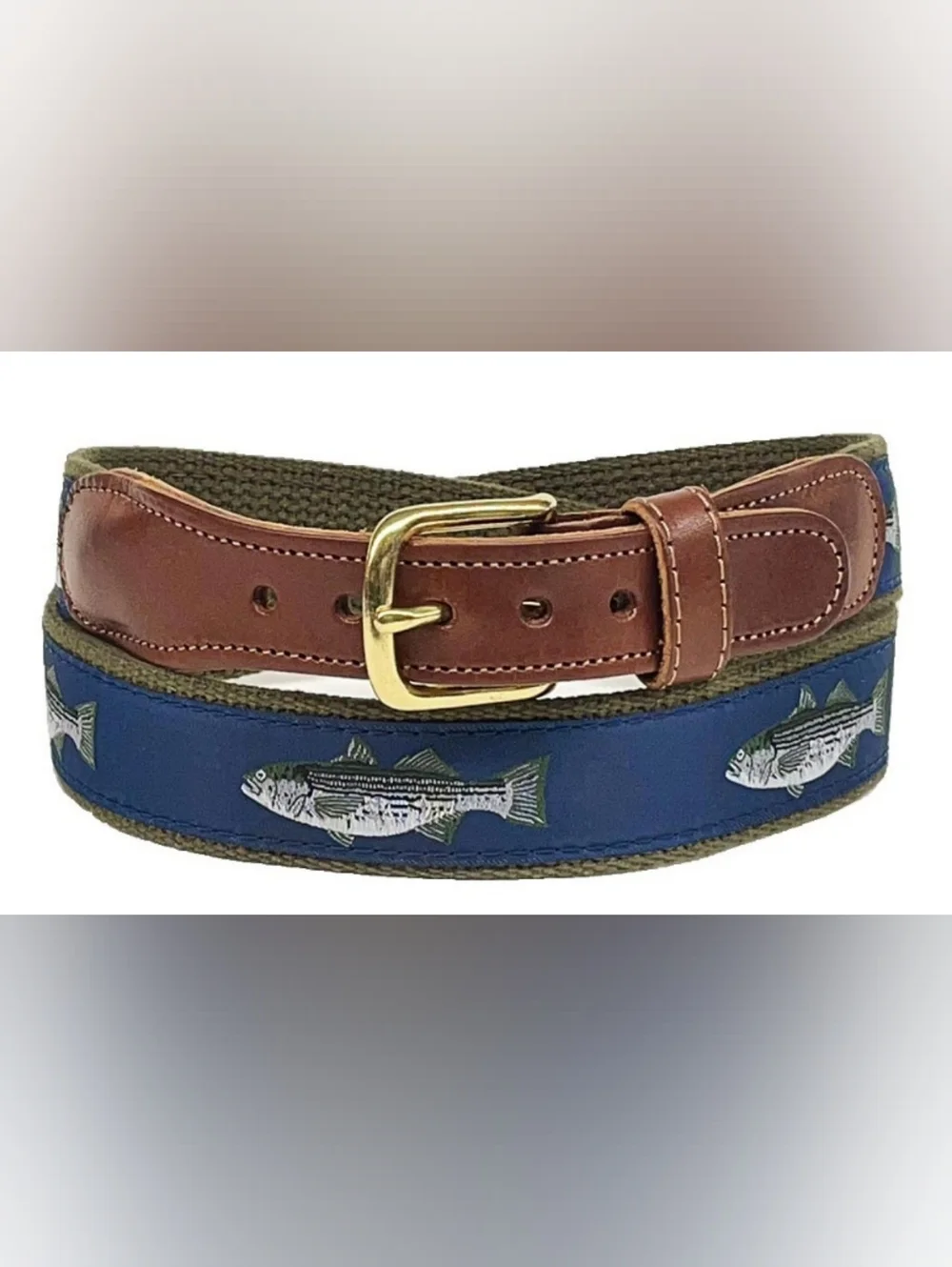 J Bailey Bass Fish Belt Boys Size 26